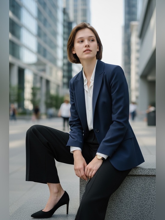House of Harlow 1960 Jackets & Blazers - NWOT House of Harlow 1960 Navy Blue 5-Button Tailored Career Blazer